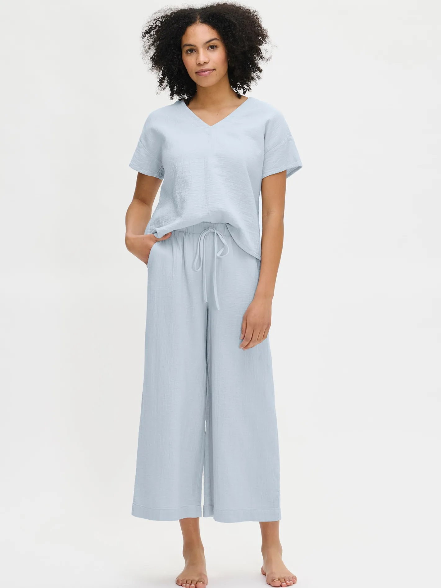 Nanso AAMU housut -* Yöasut Ja Oloasut