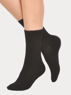 Nanso COTTON BASIC nilkkasukat, 5 paria - musta* Katso Valikoima|Katso Sukat