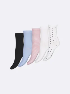 Nanso COTTON BASIC nilkkasukat, 5 paria - monivärinen* Katso Valikoima|Katso Sukat