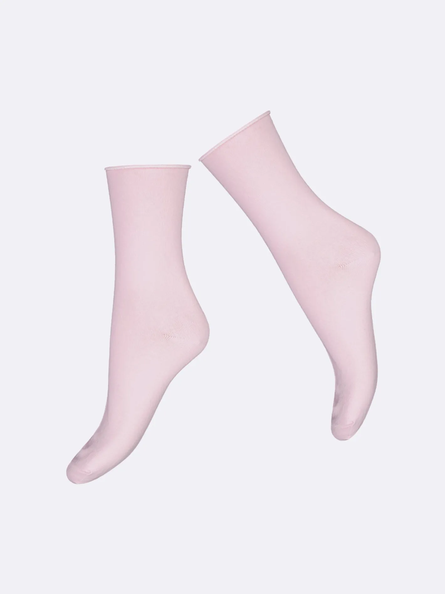 Nanso COTTON COMFORT CUFF nilkkasukat - vaaleanpunainen* Katso Valikoima|Katso Sukat