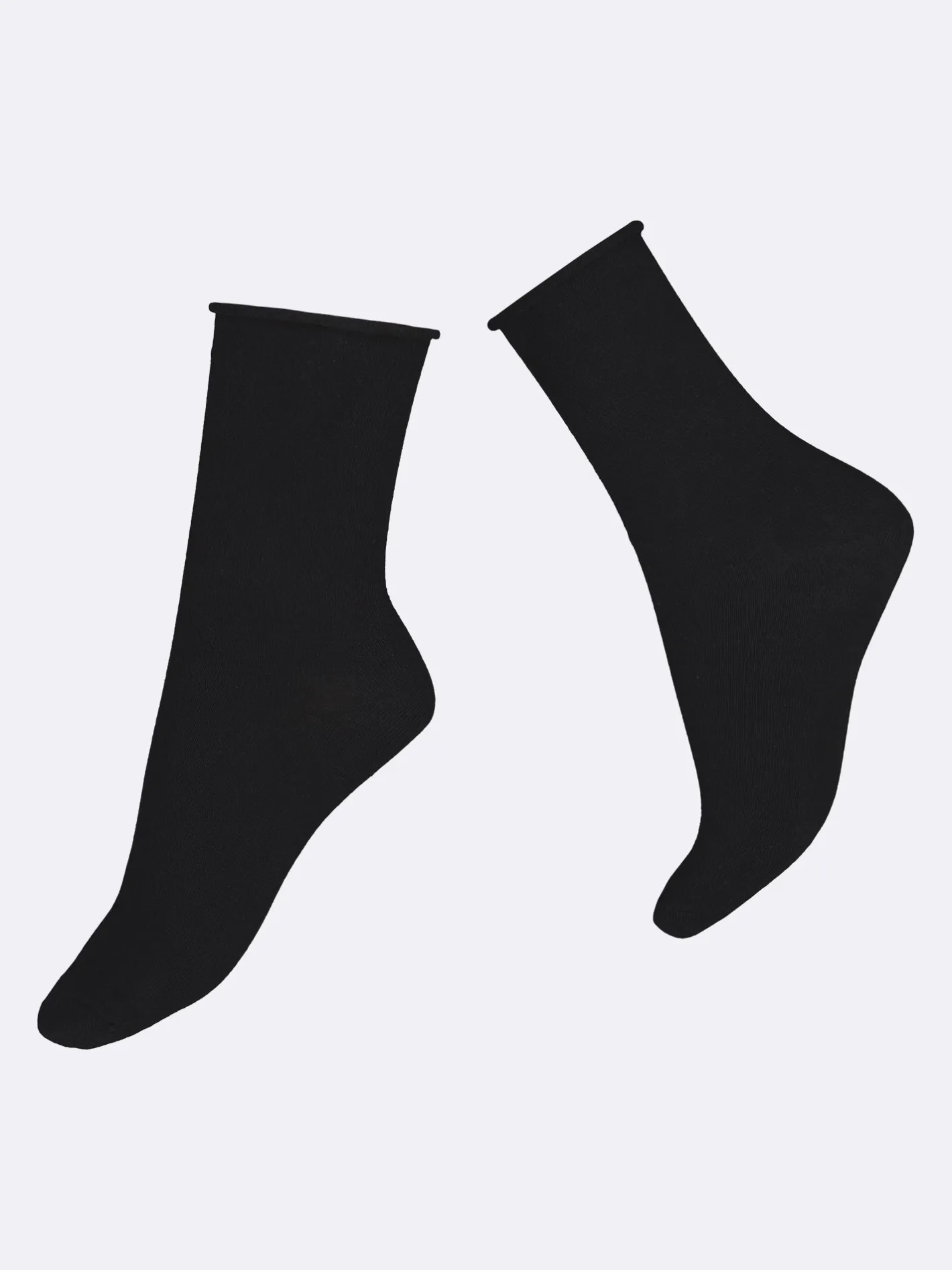 Nanso COTTON COMFORT CUFF nilkkasukat - musta* Katso Valikoima|Katso Sukat