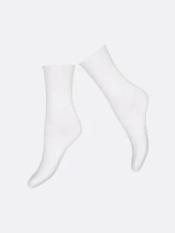 Nanso COTTON COMFORT CUFF nilkkasukat - valkoinen* Katso Valikoima|Katso Sukat