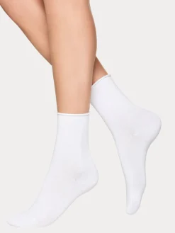 Nanso COTTON COMFORT sukat, 2 paria - musta/valkoinen* Katso Valikoima|Katso Sukat