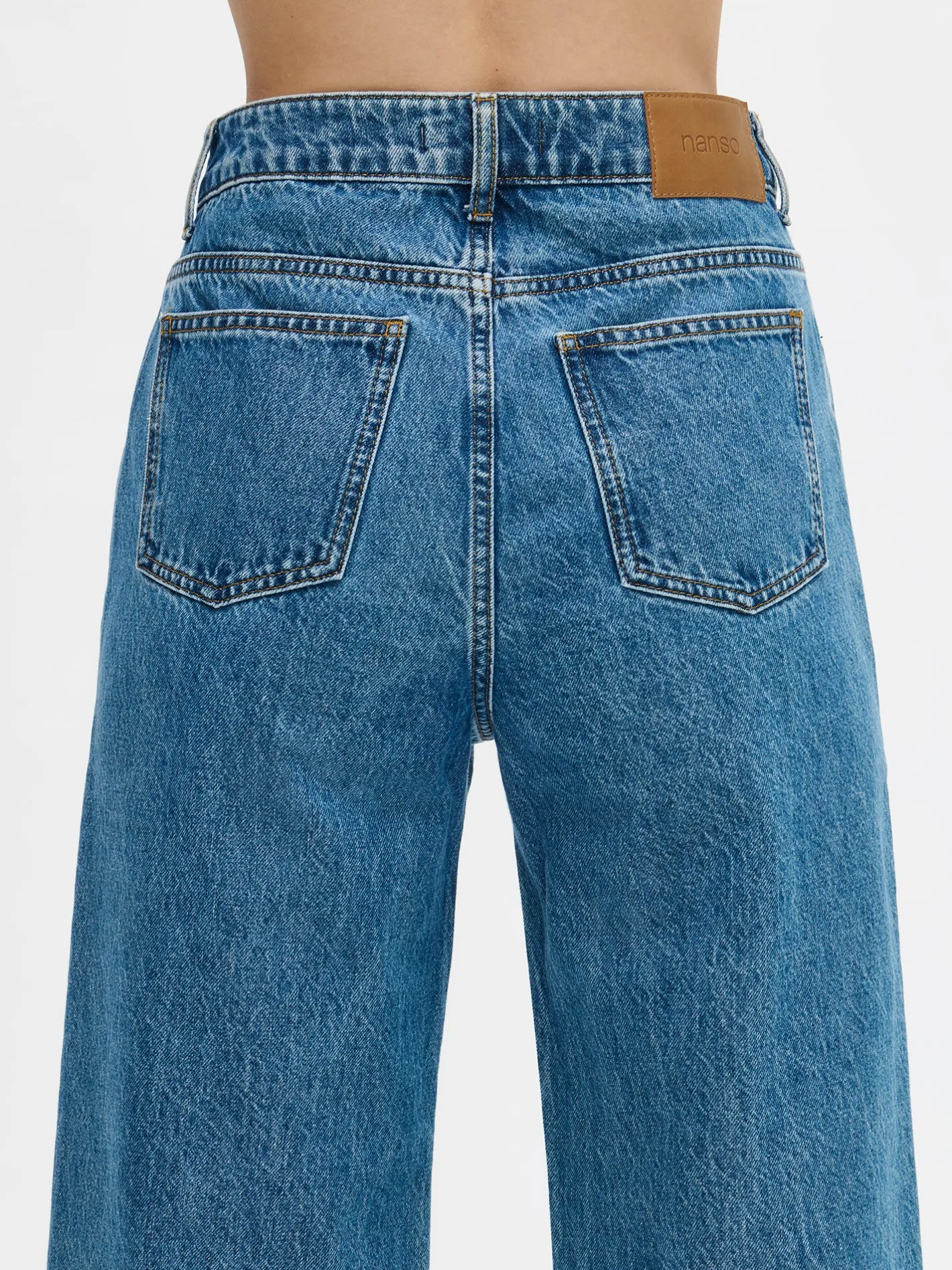 Nanso CROPPED LEVEE farkut -* Housut Ja Farkut