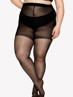 Nanso CURVY 20 den sukkahousut - musta* Katso Curvy-Sukkahousut|Katso Valikoima