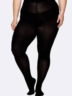 Nanso CURVY MERINO sukkahousut - musta* Katso Valikoima|Katso Sukkahousut