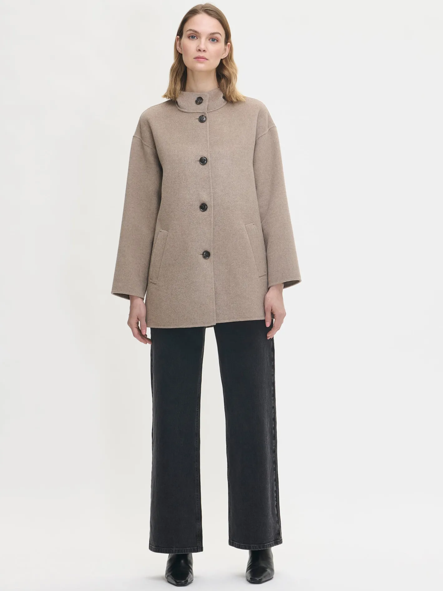 Nanso ELLA lyhyt villakangastakki -* Takit, Jakut Ja Liivit