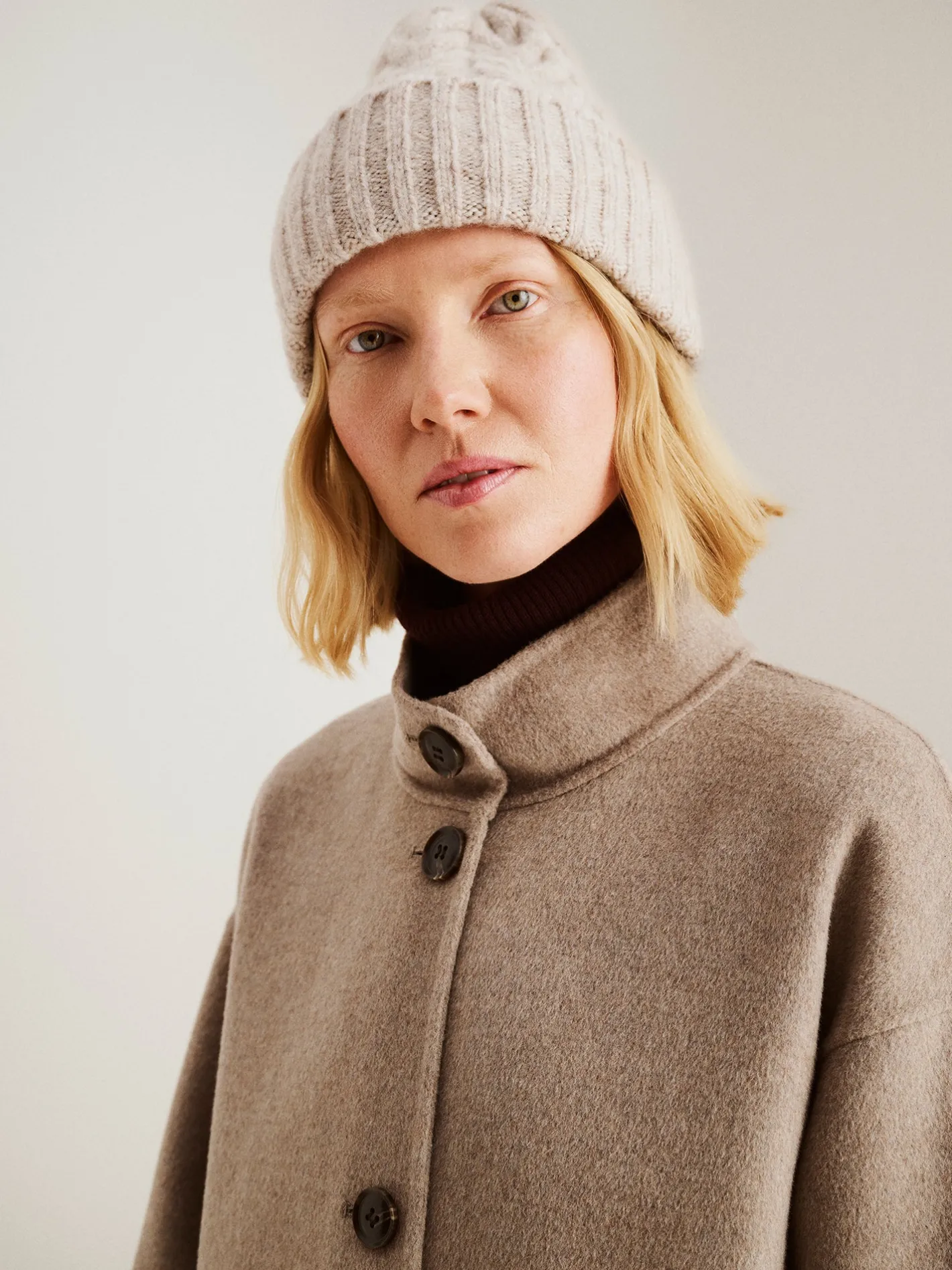 Nanso ELLE pitkä villakangastakki -* Takit, Jakut Ja Liivit