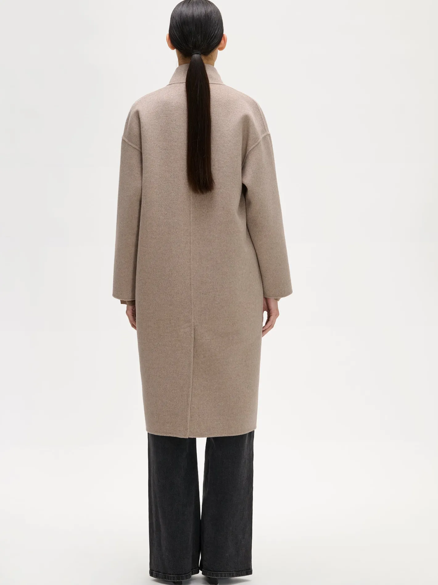 Nanso ELLE pitkä villakangastakki -* Takit, Jakut Ja Liivit