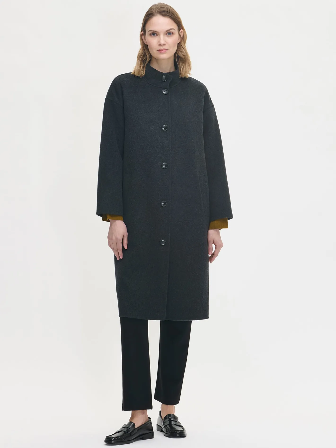 Nanso ELLE pitkä villakangastakki -* Takit, Jakut Ja Liivit