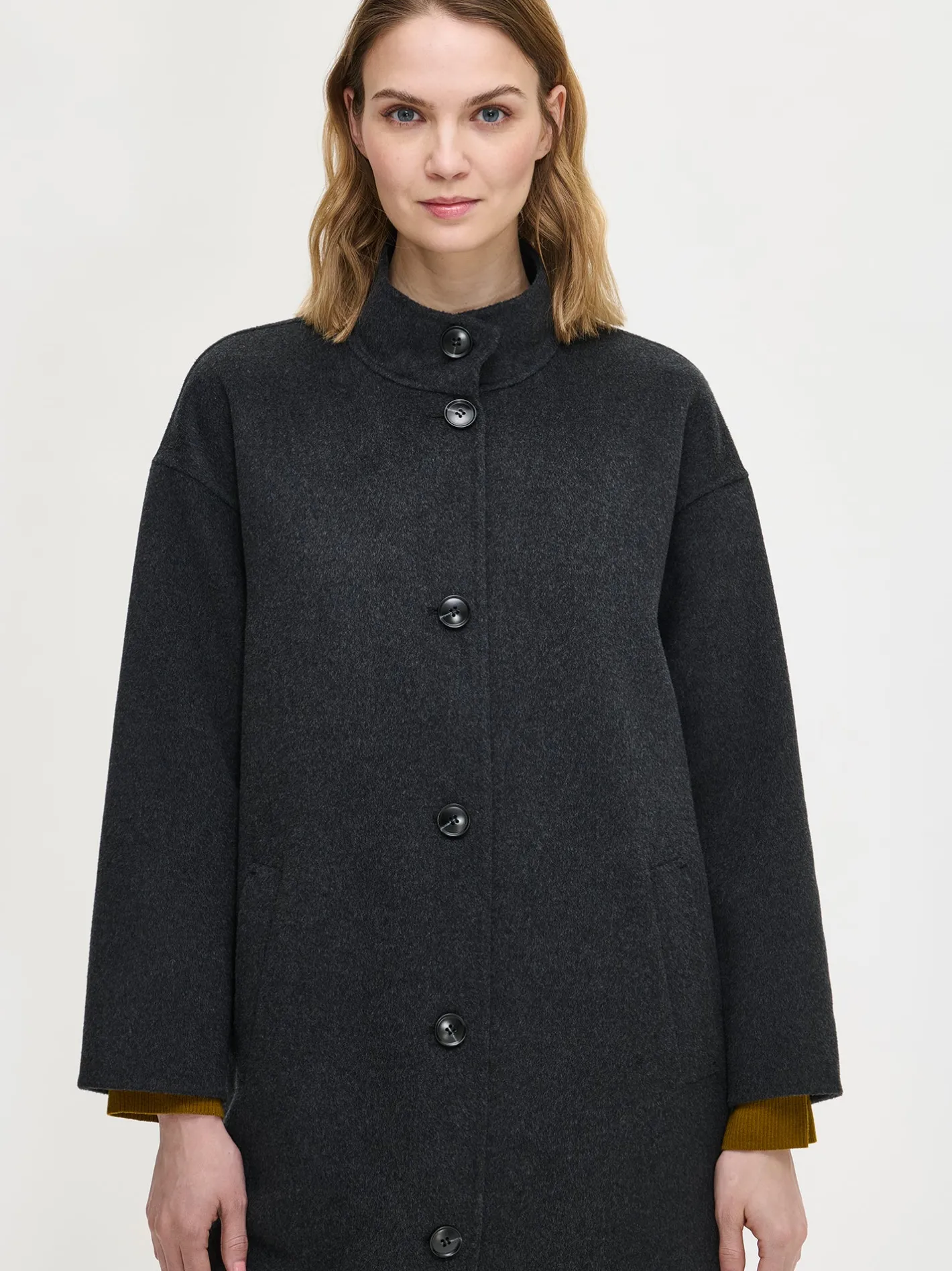 Nanso ELLE pitkä villakangastakki -* Takit, Jakut Ja Liivit