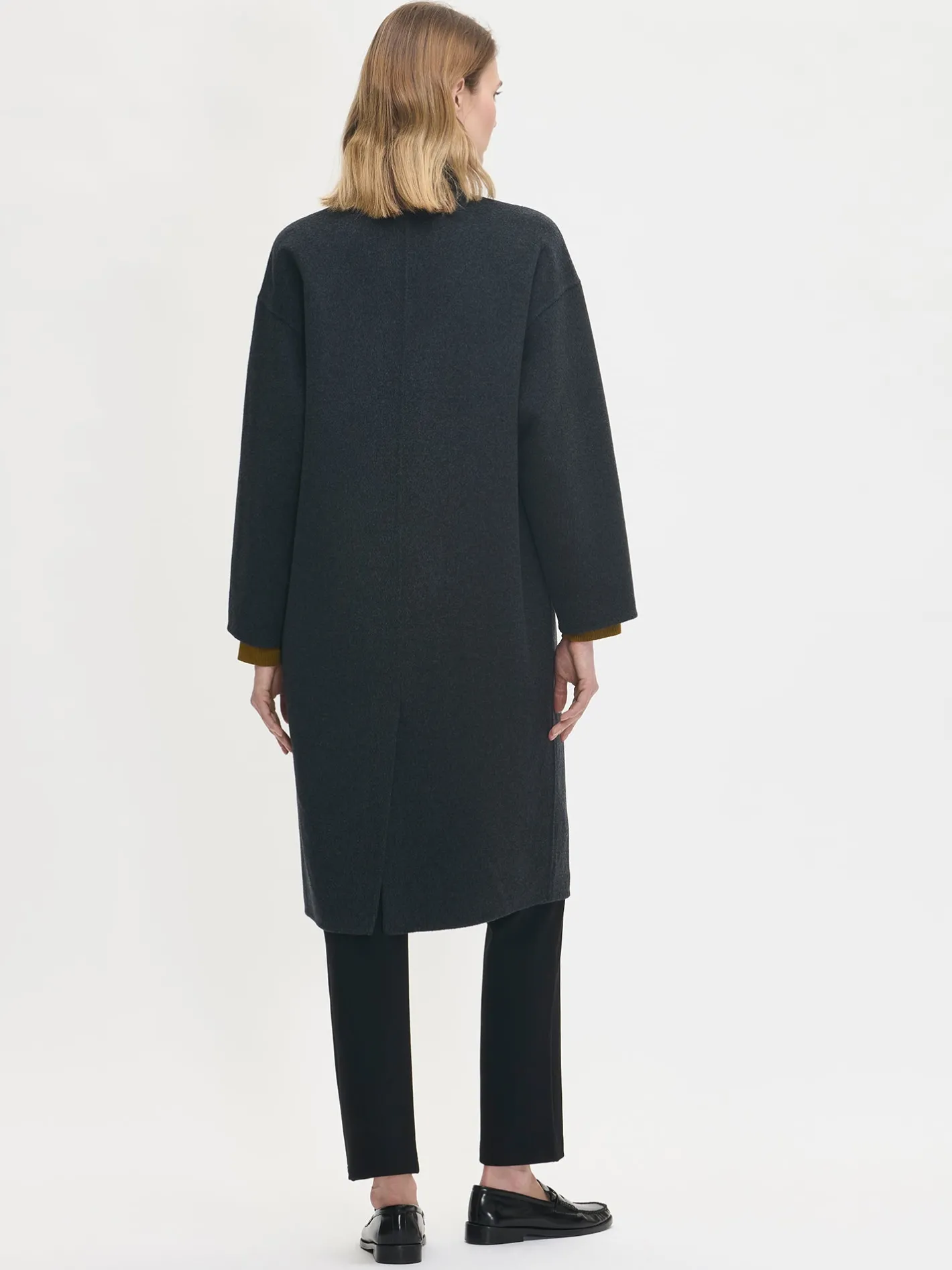 Nanso ELLE pitkä villakangastakki -* Takit, Jakut Ja Liivit