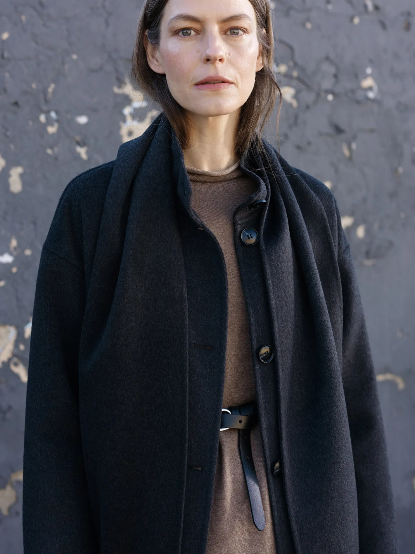 Nanso ELLE pitkä villakangastakki -* Takit, Jakut Ja Liivit