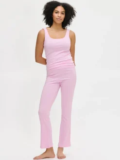 Nanso HEILA ribbihousut - vaaleanpunainen* Yöasut Ja Oloasut