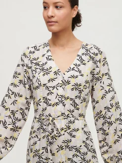 Nanso HUISKAT pitkä kangasmekko -* Mekot