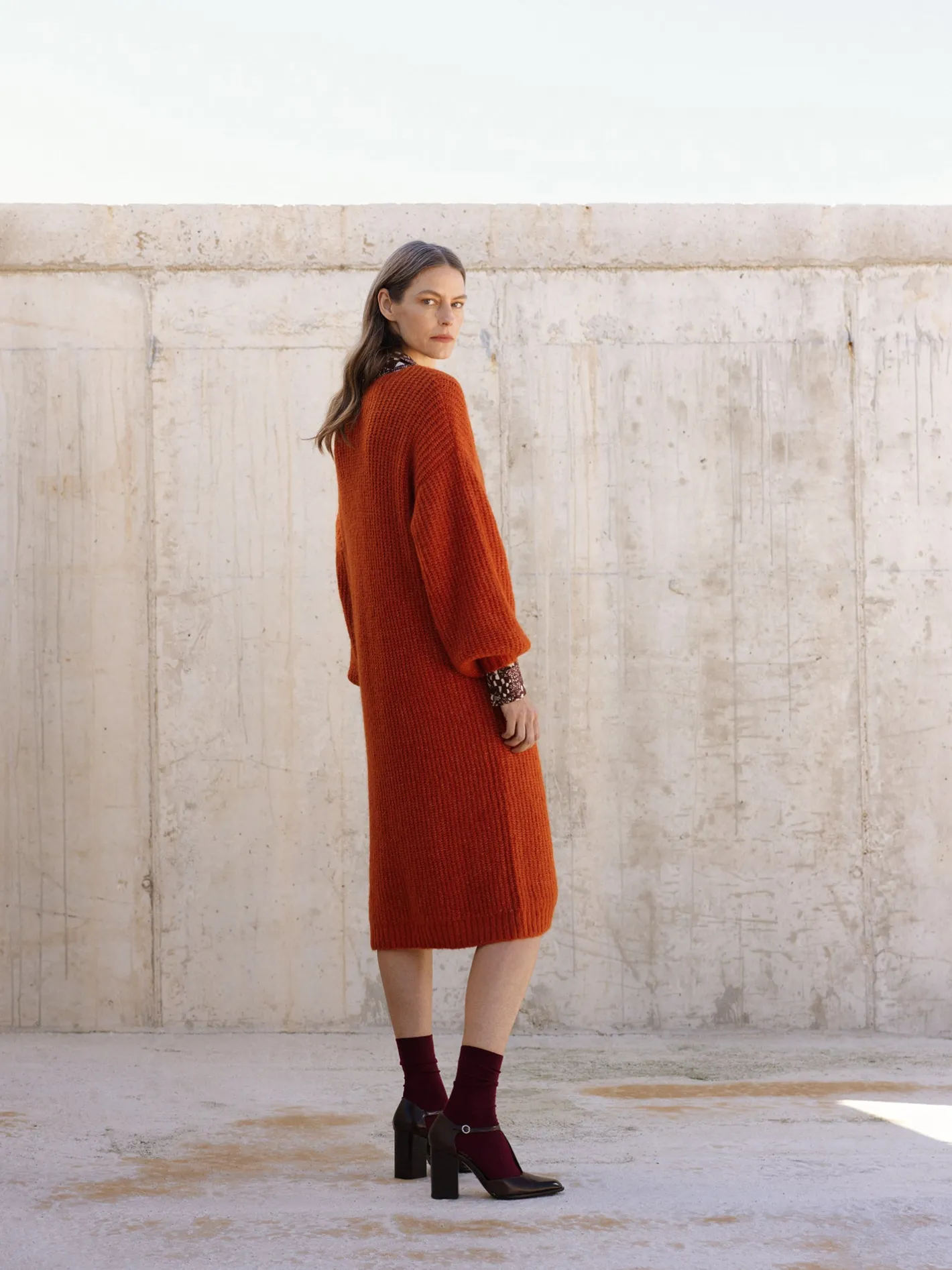 Nanso KARAMELLI neulemekko -* Mekot|Neuleet