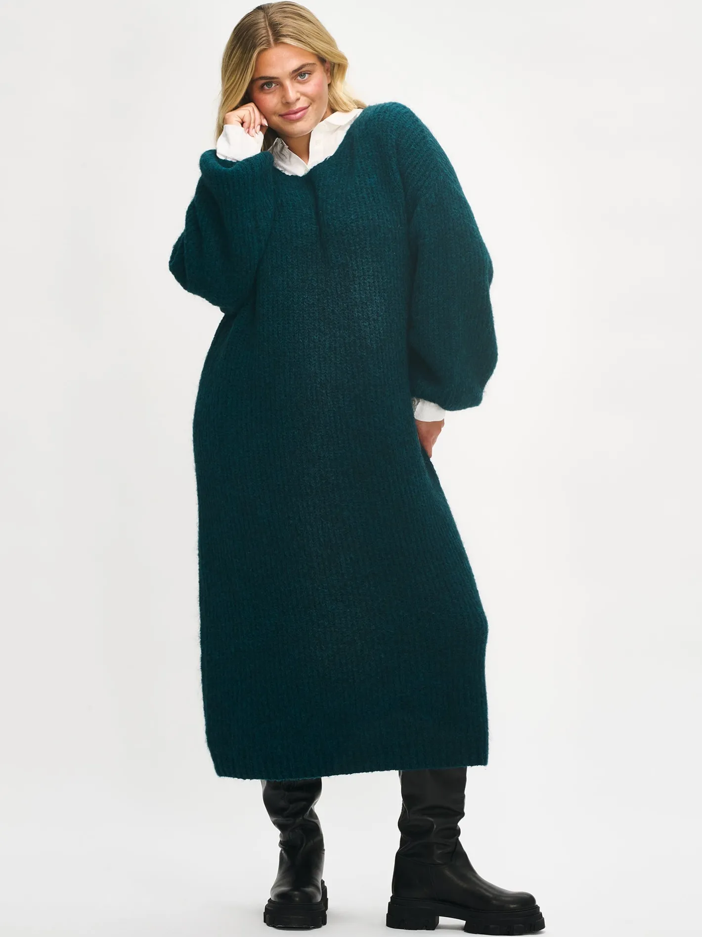 Nanso KARAMELLI neulemekko -* Mekot|Neuleet