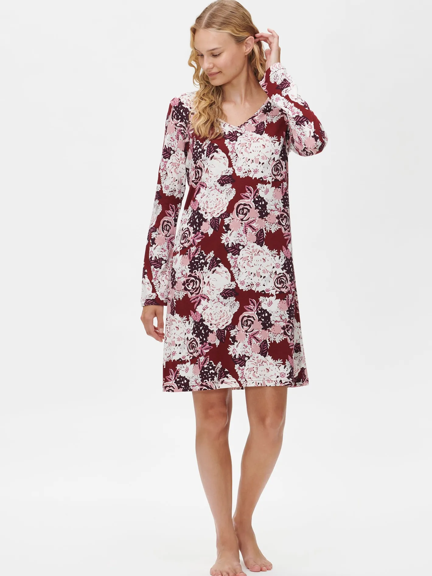 Nanso KRANSSI lyhyt yöpaita -* Yöasut Ja Oloasut