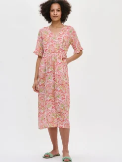 Nanso KREETA pitkä kangasmekko -* Mekot