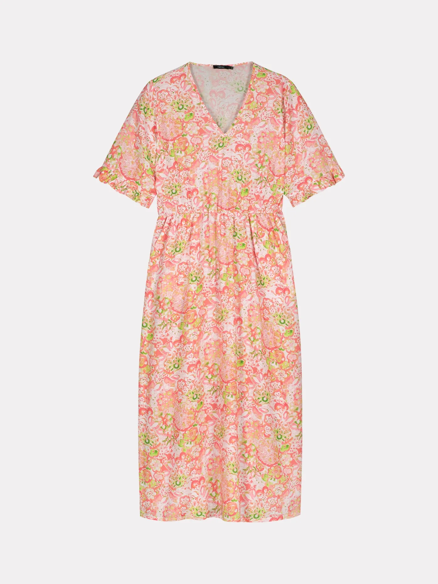 Nanso KREETA pitkä kangasmekko -* Mekot