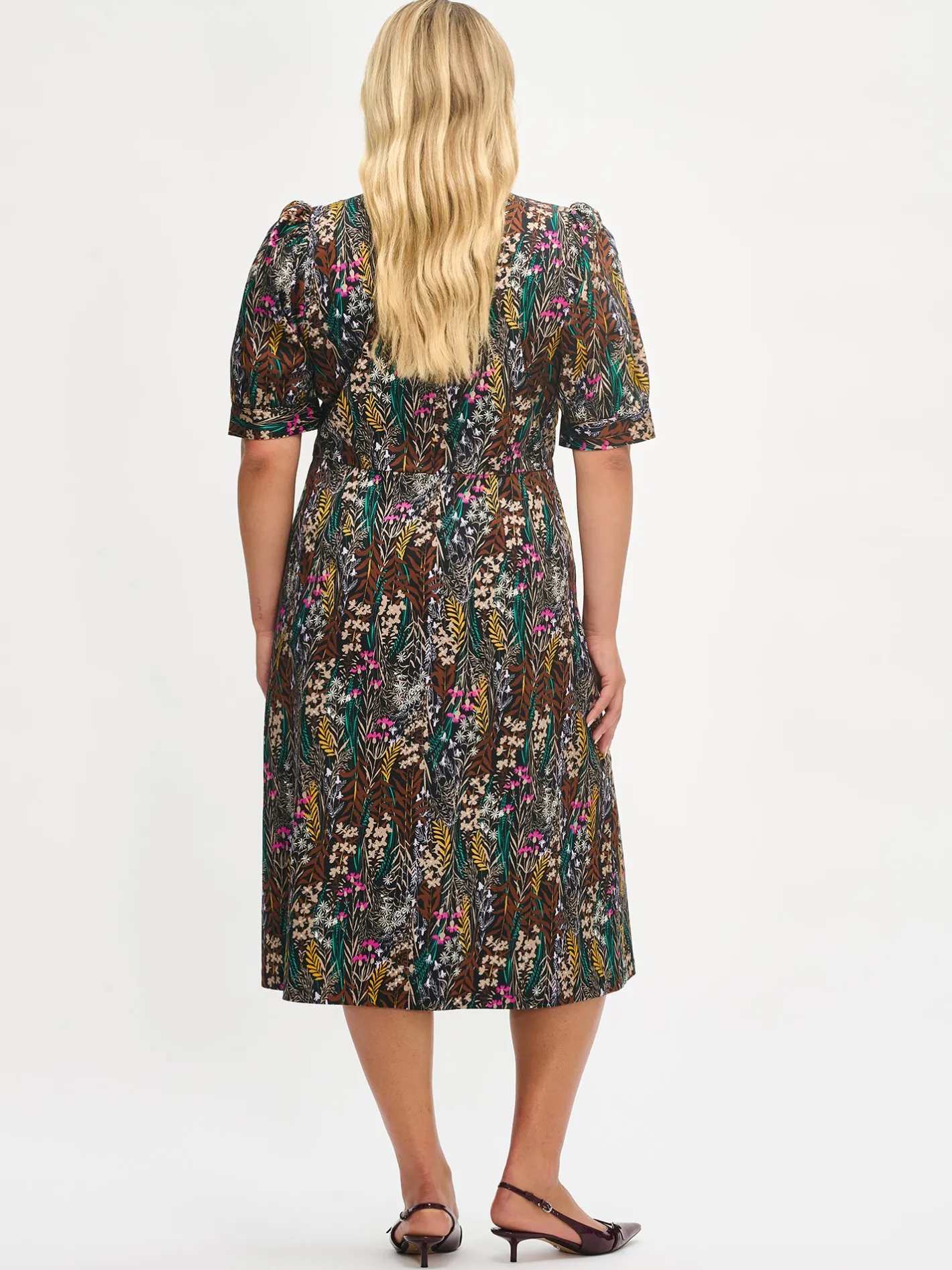 Nanso KUUTAMO pitkä kangasmekko -* Mekot