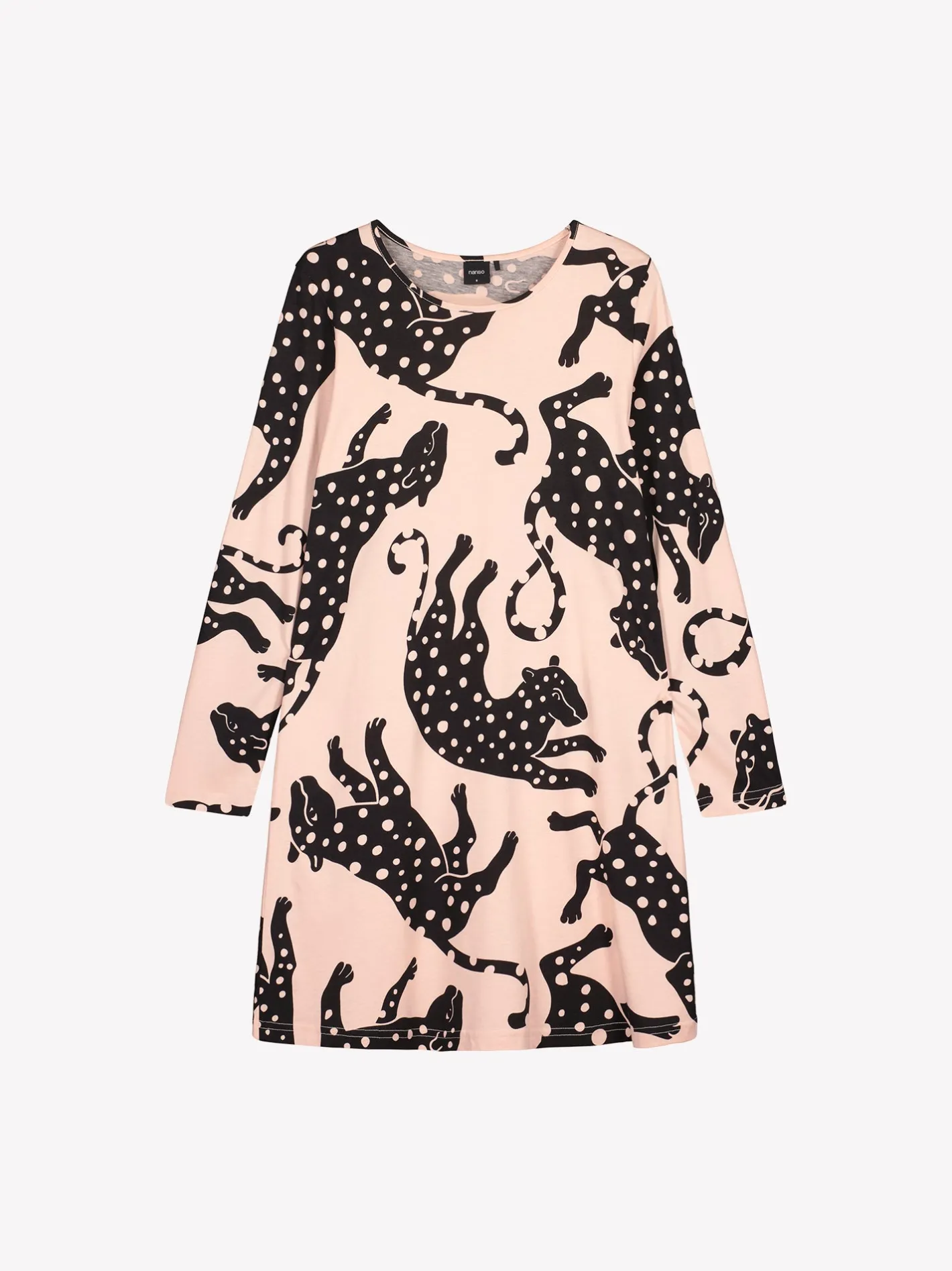 Nanso LEONORA lyhyt pitkähihainen yöpaita -* Yöasut Ja Oloasut