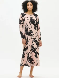 Nanso LEONORA pitkähihainen pitkä yöpaita –* Yöasut Ja Oloasut