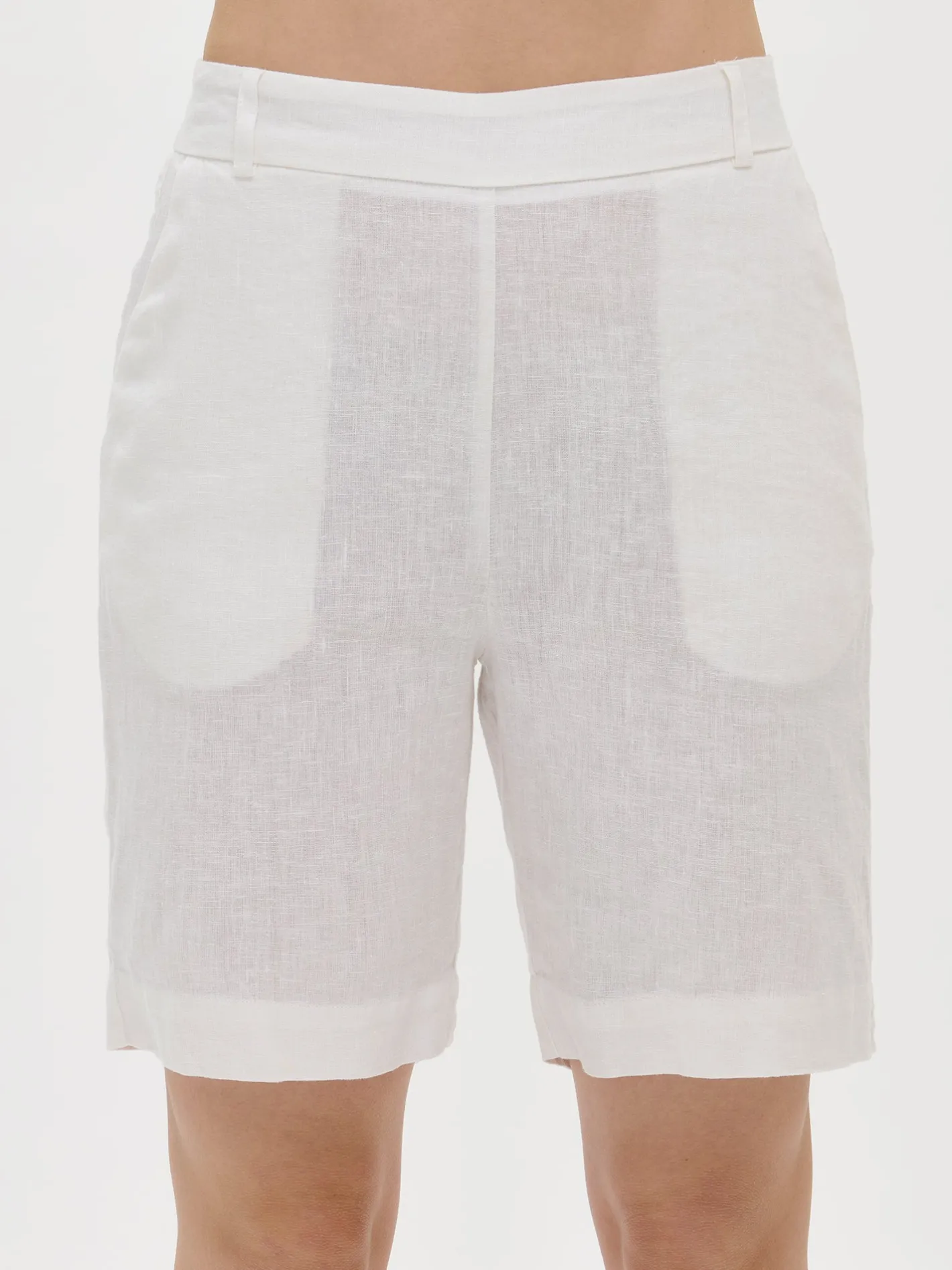 Nanso LIINE pellavashortsit -* Pellavavaatteet|Housut Ja Farkut