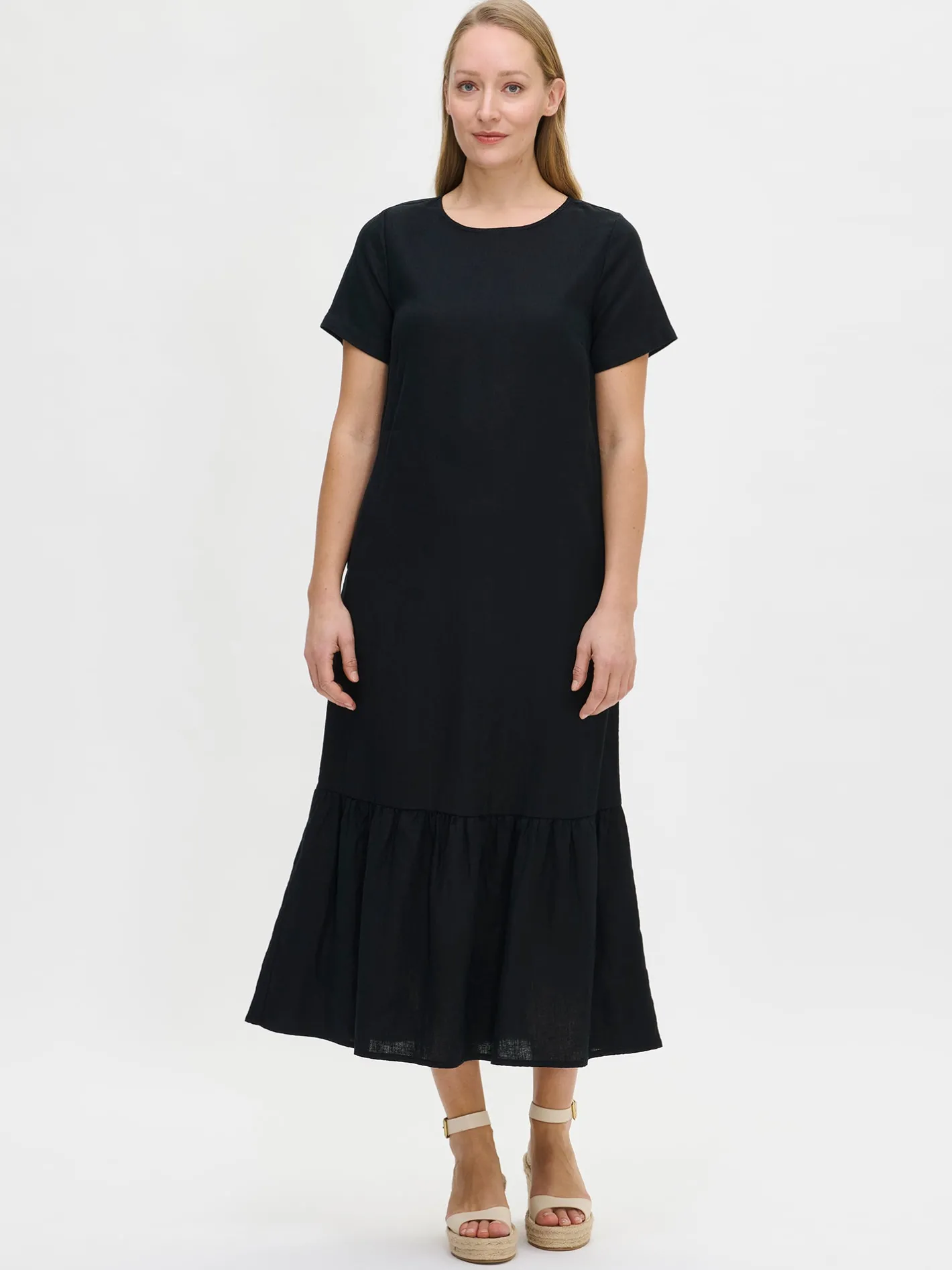 Nanso LIN pitkä pellavamekko -* Pellavavaatteet|Mekot