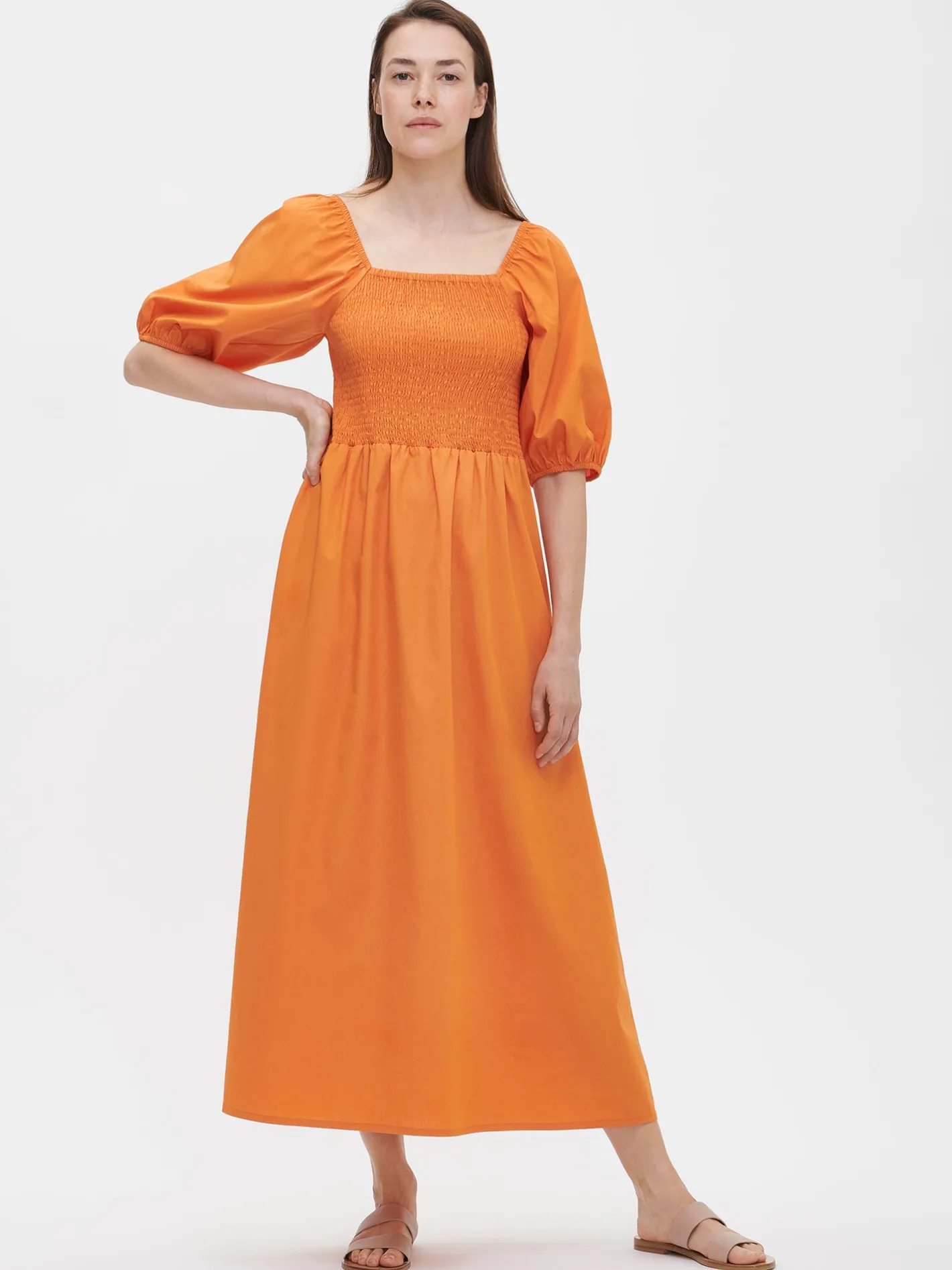 Nanso LUISA pitkä kangasmekko -* Mekot