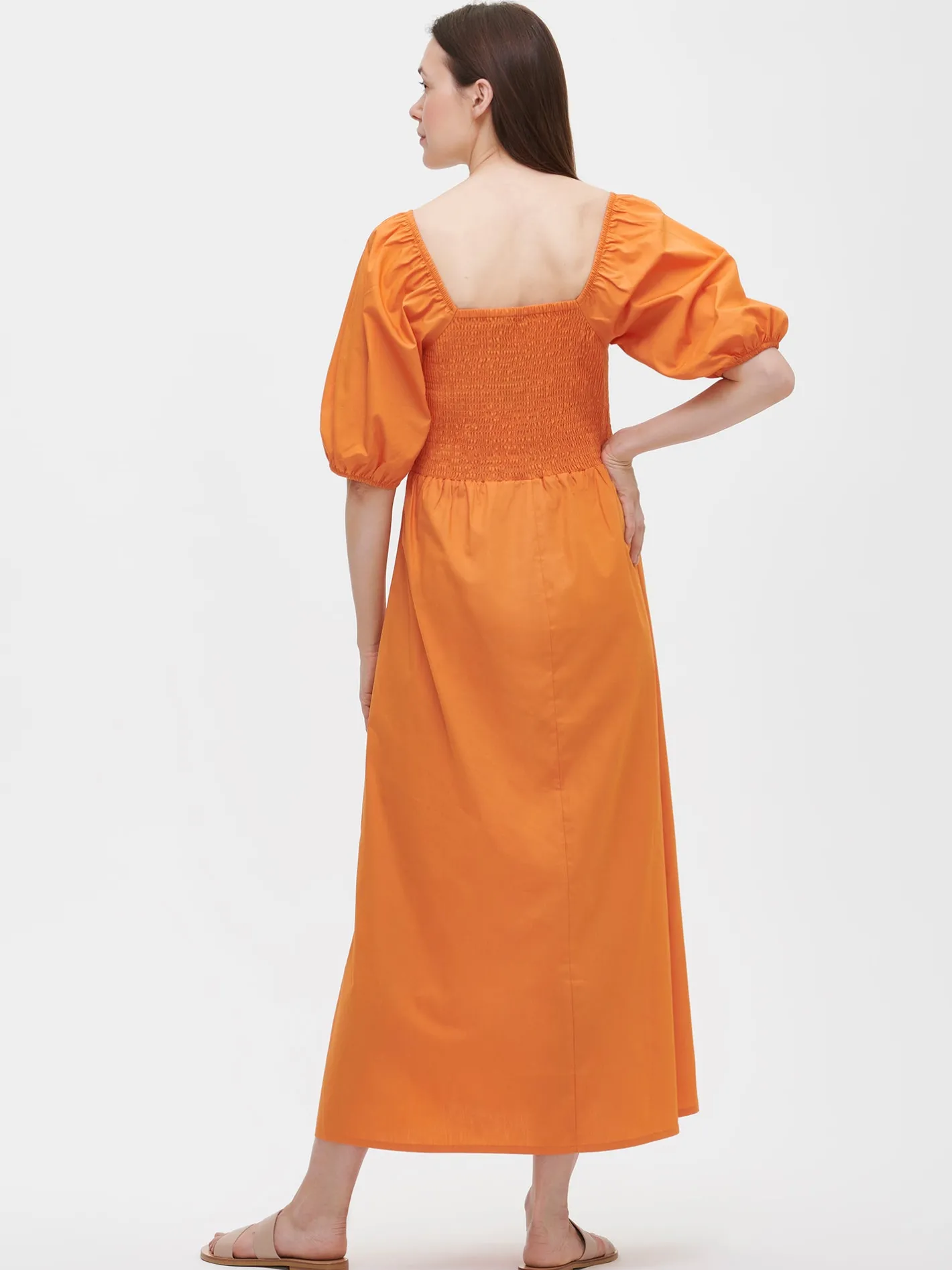 Nanso LUISA pitkä kangasmekko -* Mekot