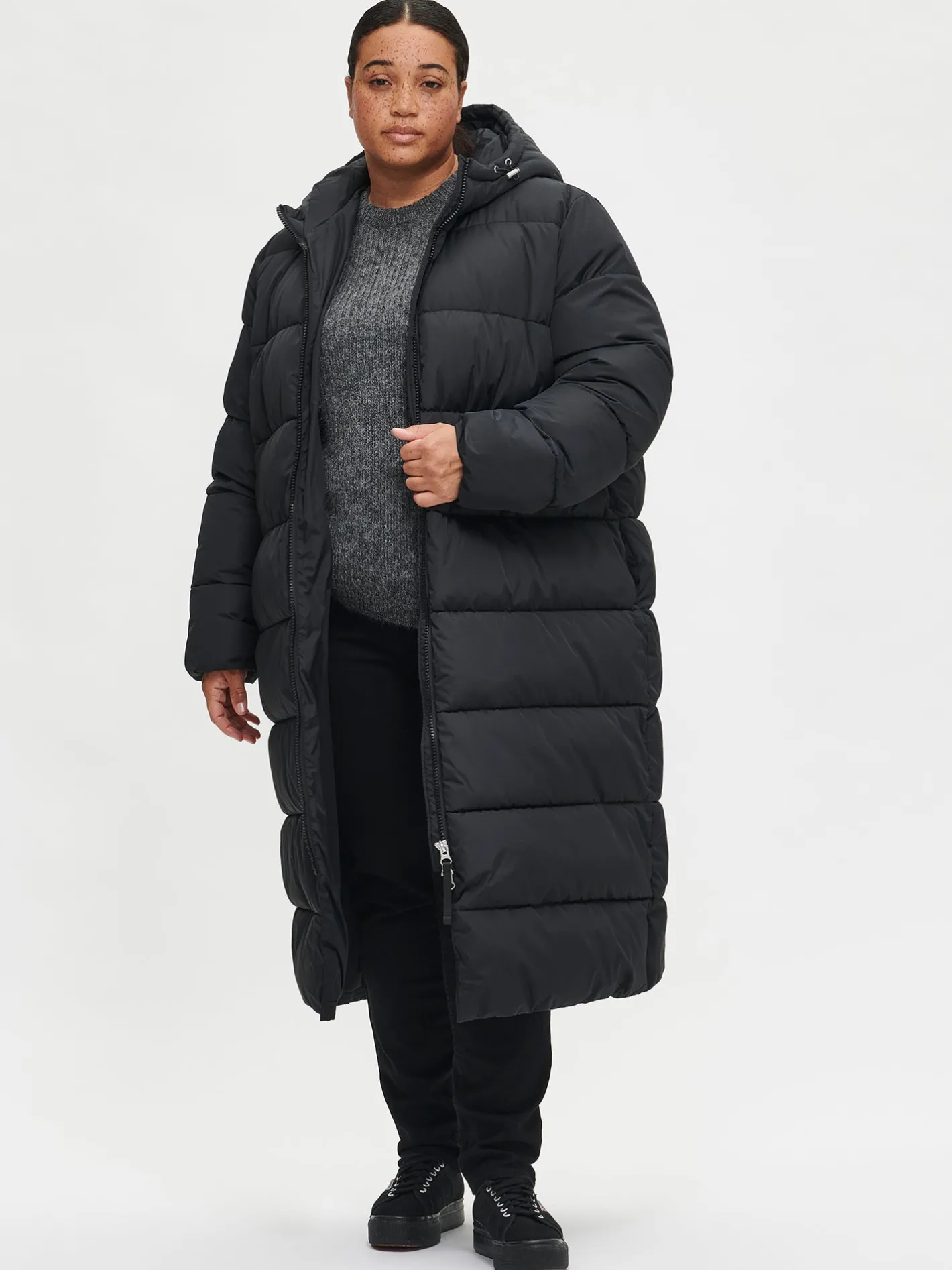 Nanso LUMI pitkä toppatakki -* Takit, Jakut Ja Liivit