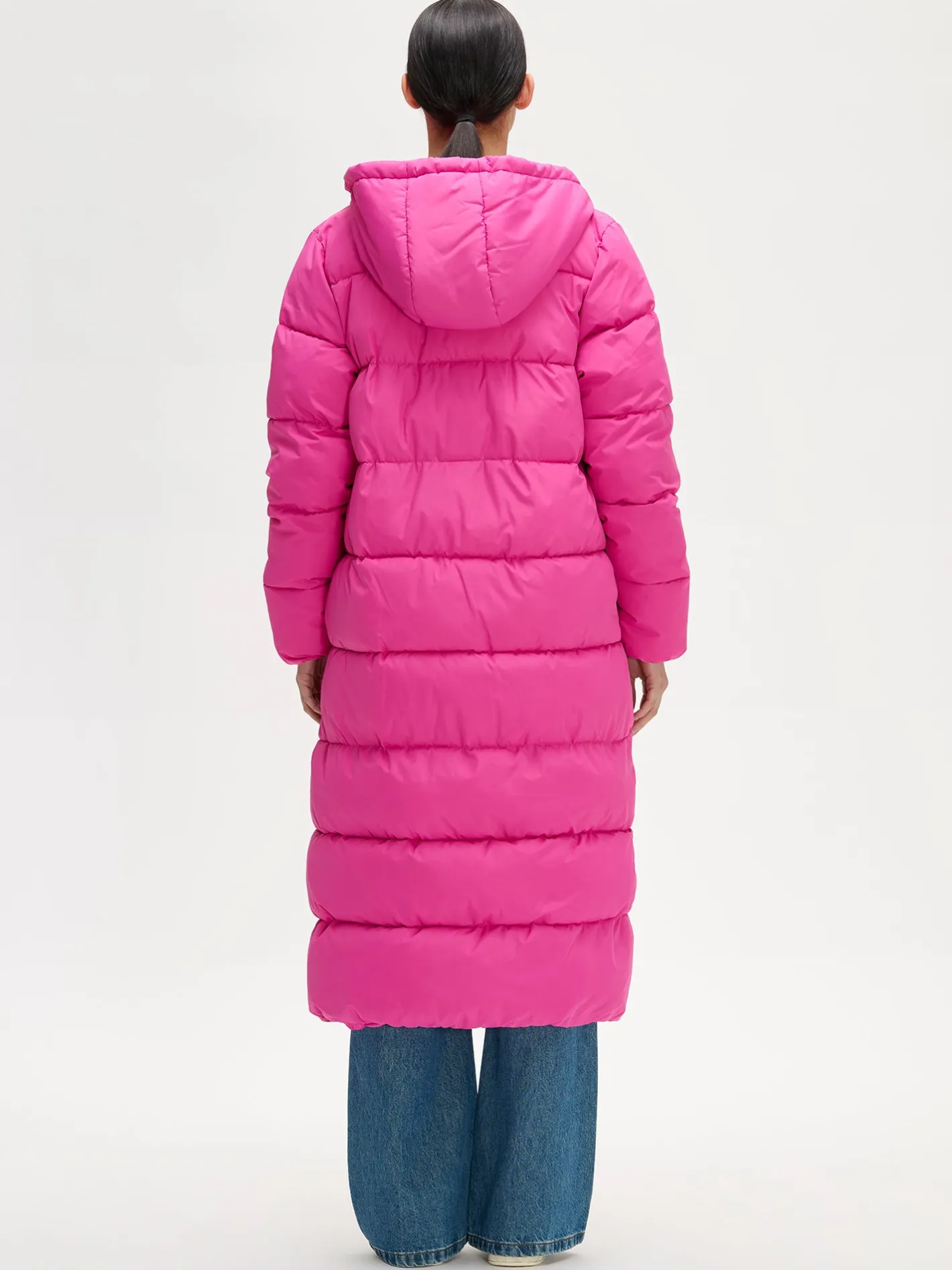 Nanso LUMI pitkä toppatakki - pinkki* Takit, Jakut Ja Liivit