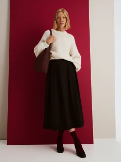 Nanso MAXI NARU nahkalaukku - tumma viininpunainen* Laukut|Asusteet