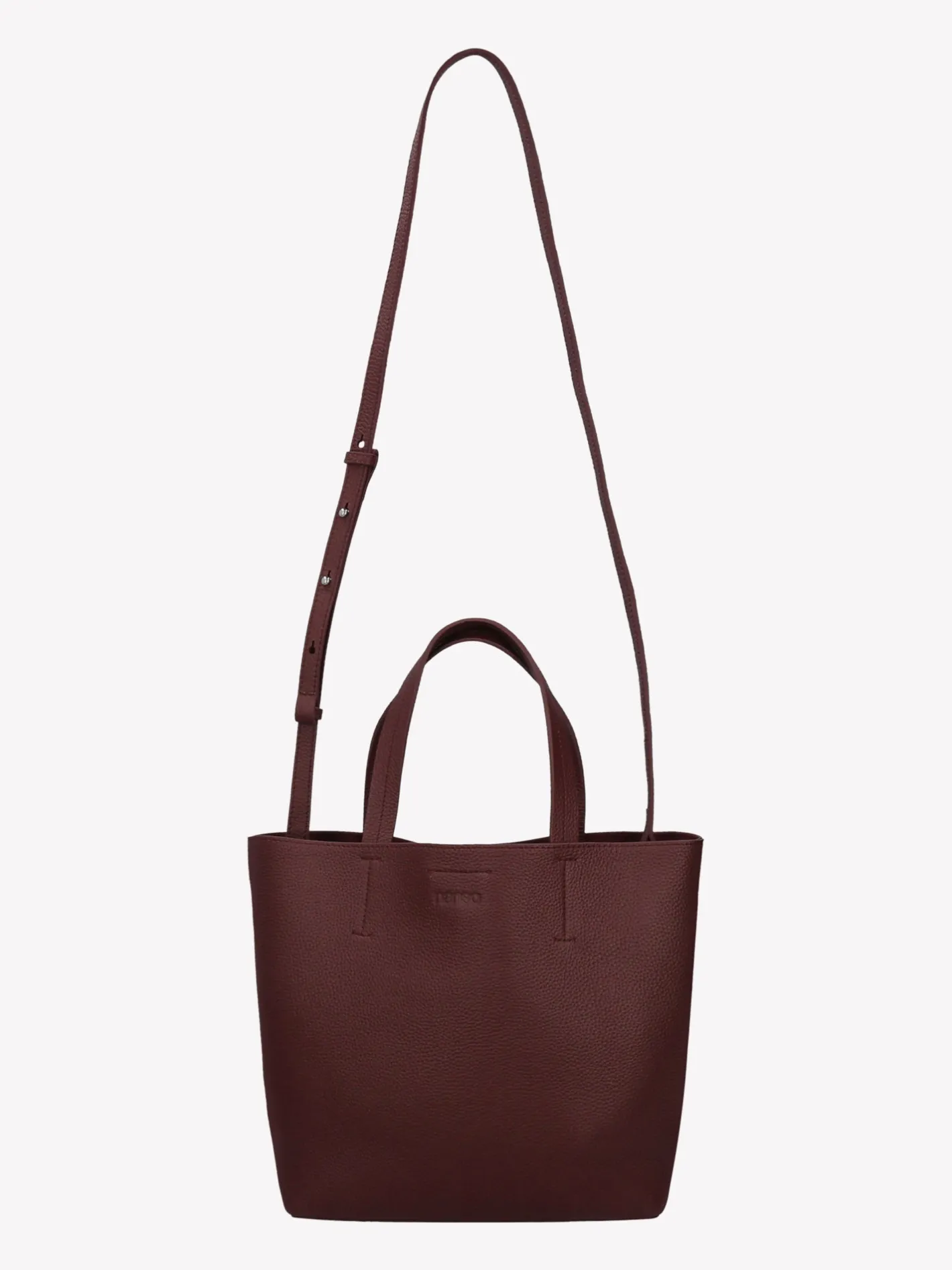 Nanso NARU TOTE nahkalaukku - tumma viininpunainen* Laukut|Asusteet