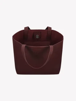 Nanso NARU TOTE nahkalaukku - tumma viininpunainen* Laukut|Asusteet