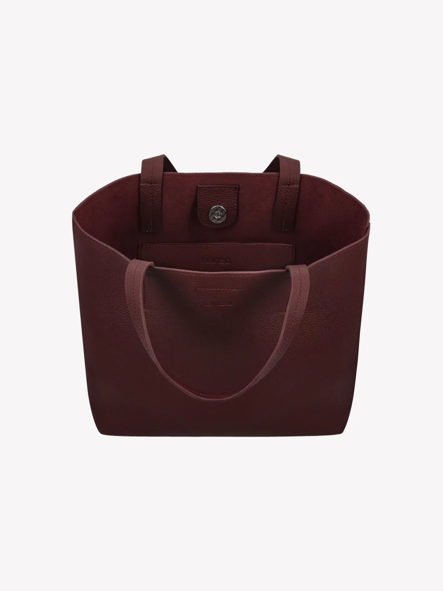 Nanso NARU TOTE nahkalaukku - tumma viininpunainen* Laukut|Asusteet