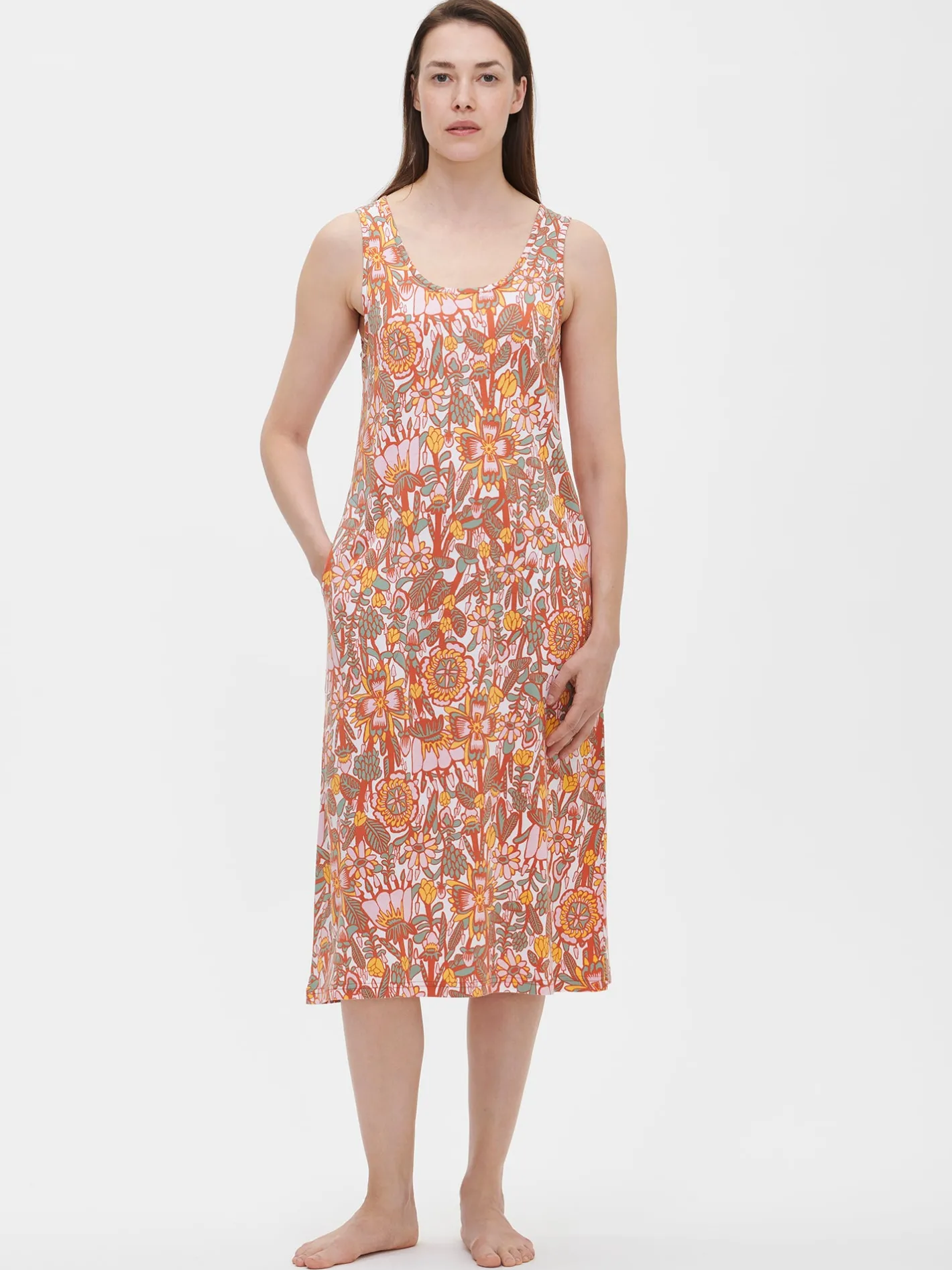 Nanso OODI pitkä hihaton yöpaita -* Yöasut Ja Oloasut