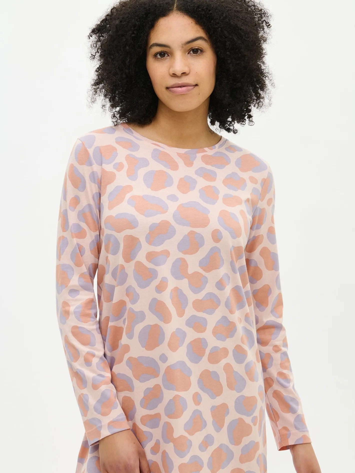 Nanso PANTTERI lyhyt pitkähihainen yöpaita -* Yöasut Ja Oloasut