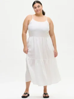 Nanso PELLAVA hihaton mekko -* Pellavavaatteet|Mekot