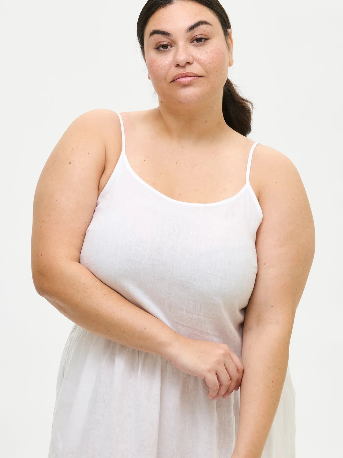 Nanso PELLAVA hihaton mekko -* Pellavavaatteet|Mekot