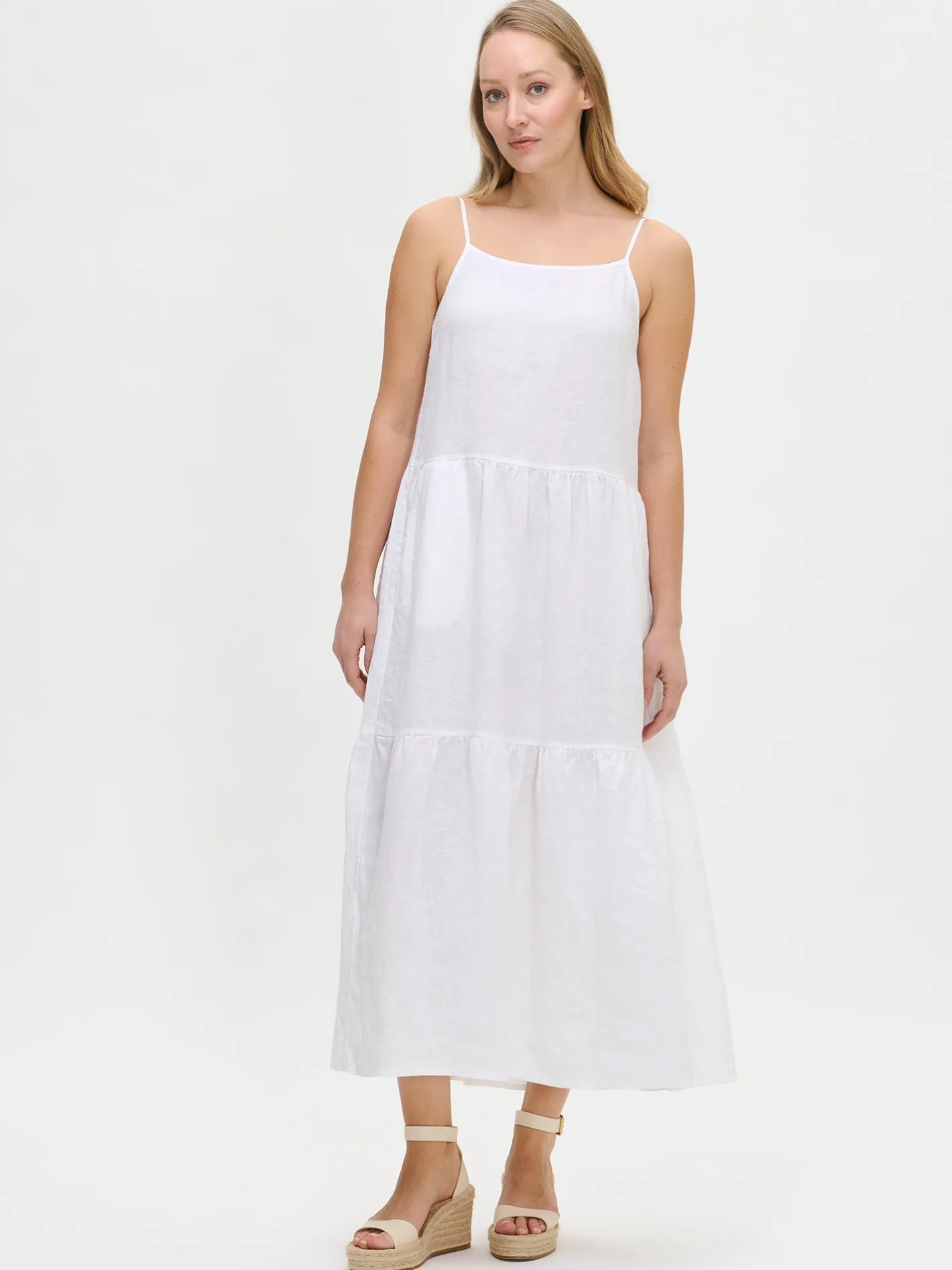 Nanso PELLAVA hihaton mekko -* Pellavavaatteet|Mekot