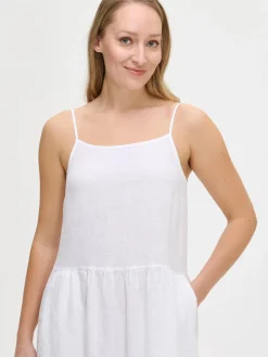 Nanso PELLAVA hihaton mekko -* Pellavavaatteet|Mekot