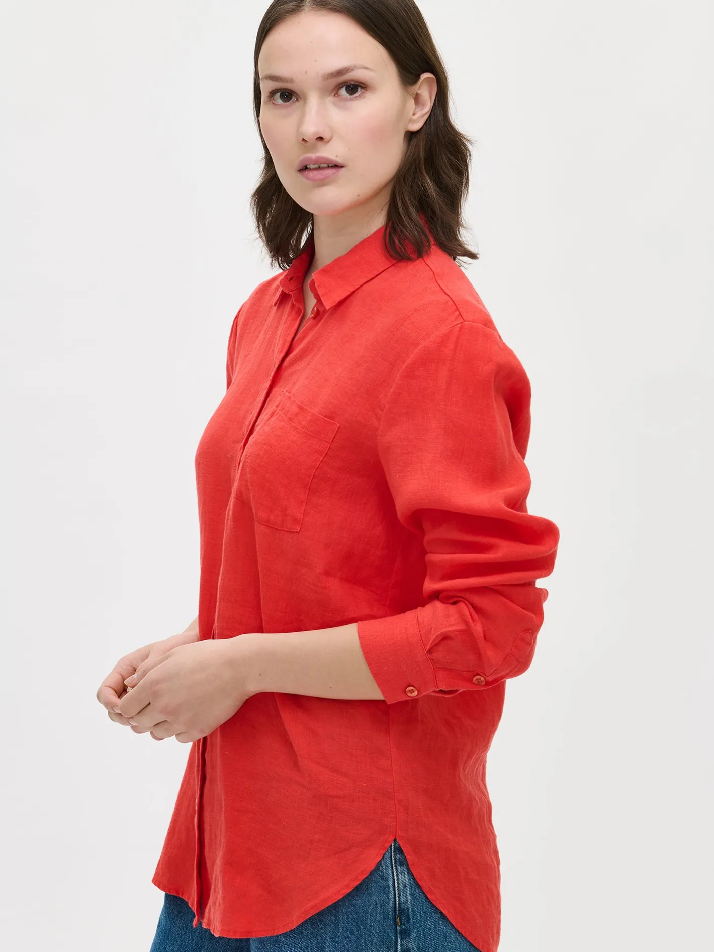 Nanso PELLAVA paitapusero -* Pellavavaatteet|Paidat Ja Tunikat