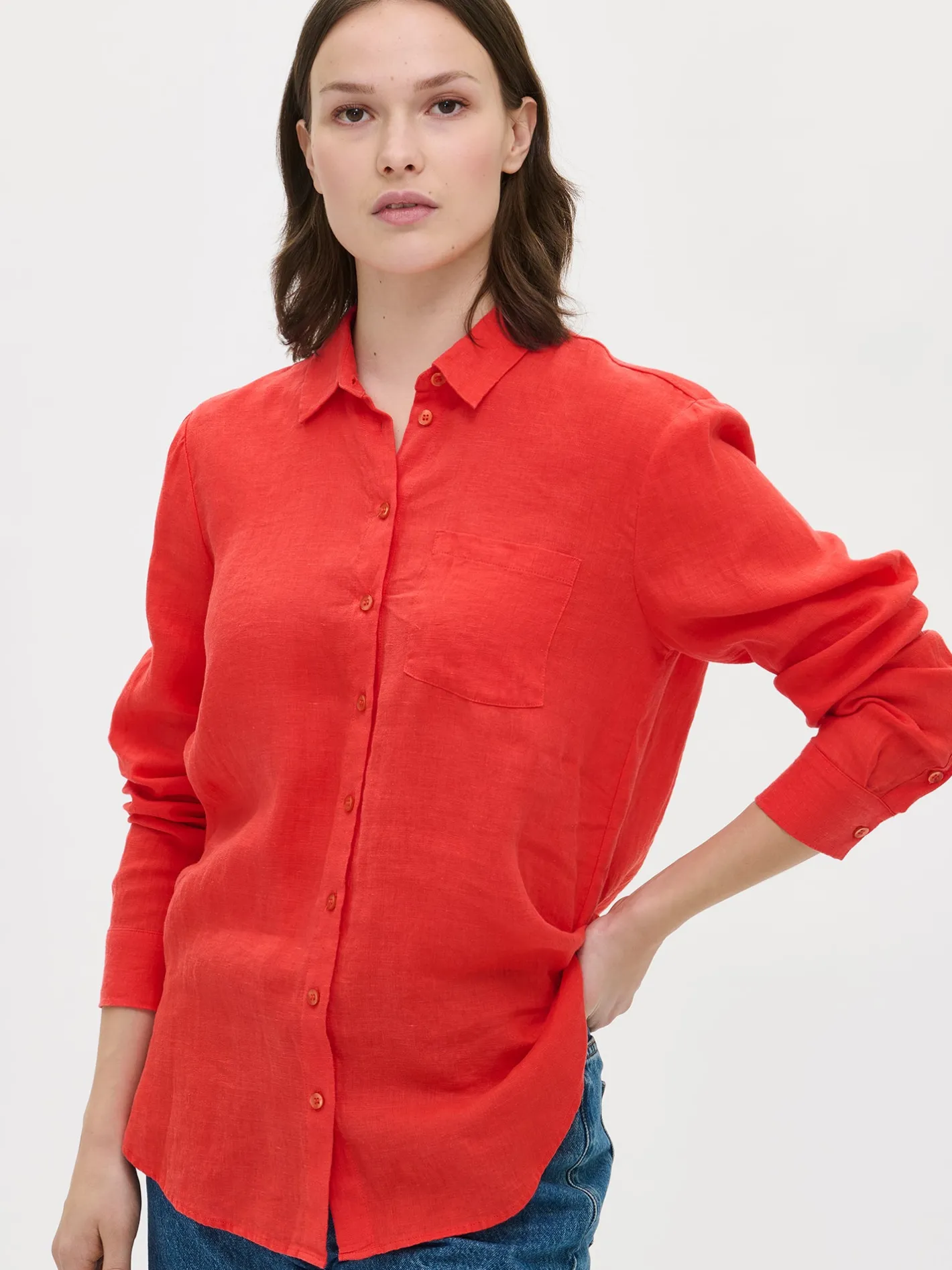 Nanso PELLAVA paitapusero -* Pellavavaatteet|Paidat Ja Tunikat