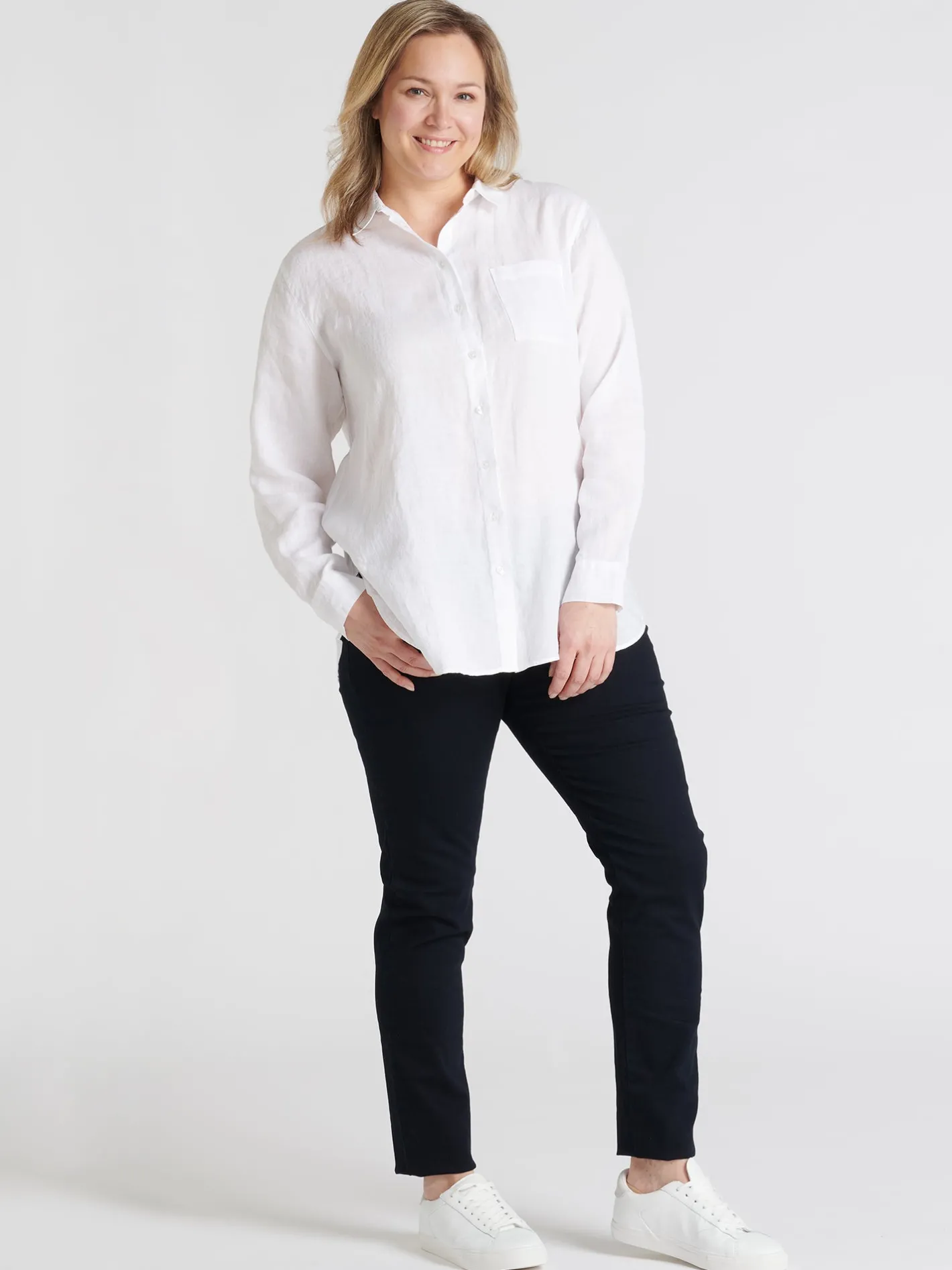 Nanso PELLAVA paitapusero -* Pellavavaatteet|Paidat Ja Tunikat