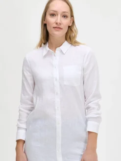 Nanso PELLAVA pitkä paitapusero -* Pellavavaatteet|Paidat Ja Tunikat