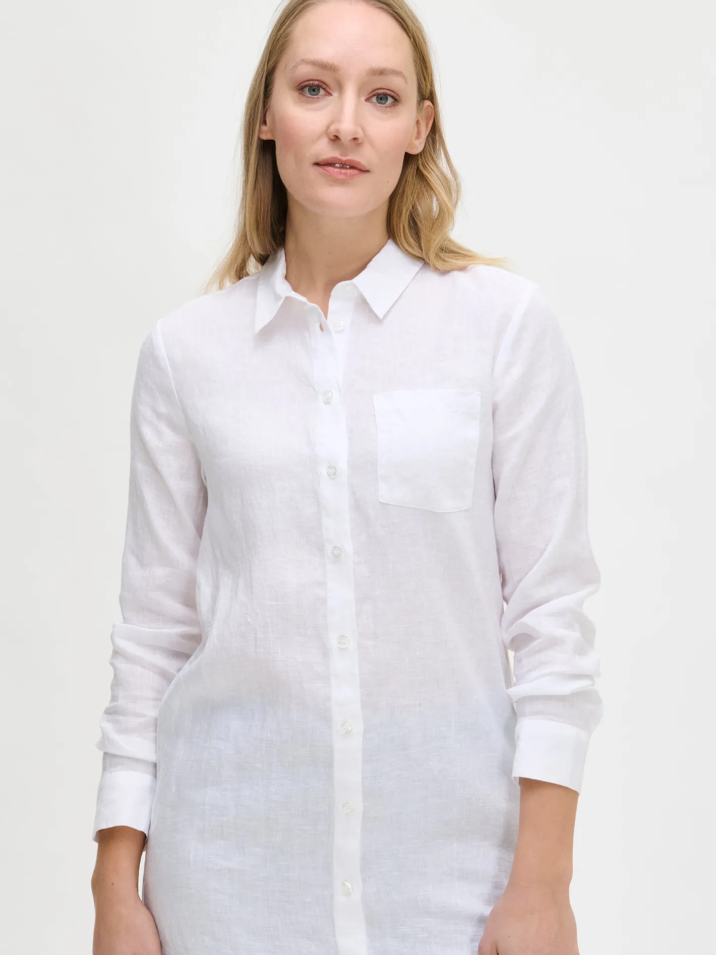 Nanso PELLAVA pitkä paitapusero -* Pellavavaatteet|Paidat Ja Tunikat