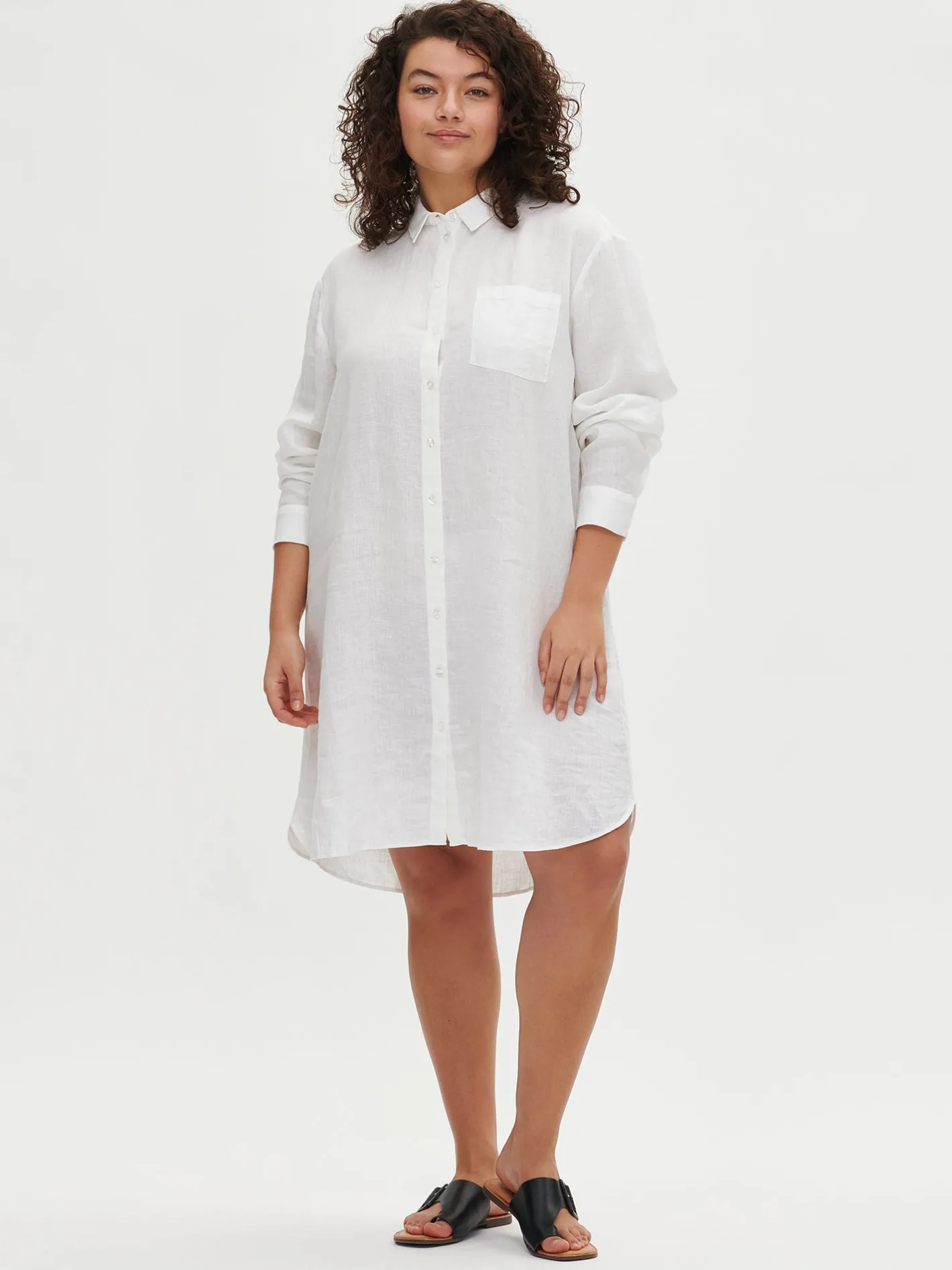 Nanso PELLAVA pitkä paitapusero -* Pellavavaatteet|Paidat Ja Tunikat