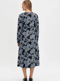 Nanso PIHLAJA pitkä kangasmekko -* Mekot